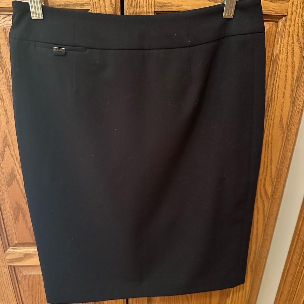 Calvin Klein Classic Black Pencil Skirt